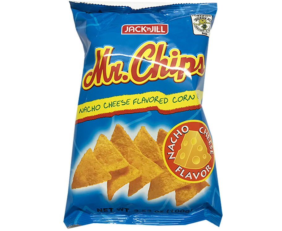 Jack &#39;n Jill Mr. Chips Nacho Cheese Flavored Corn Chips 100g