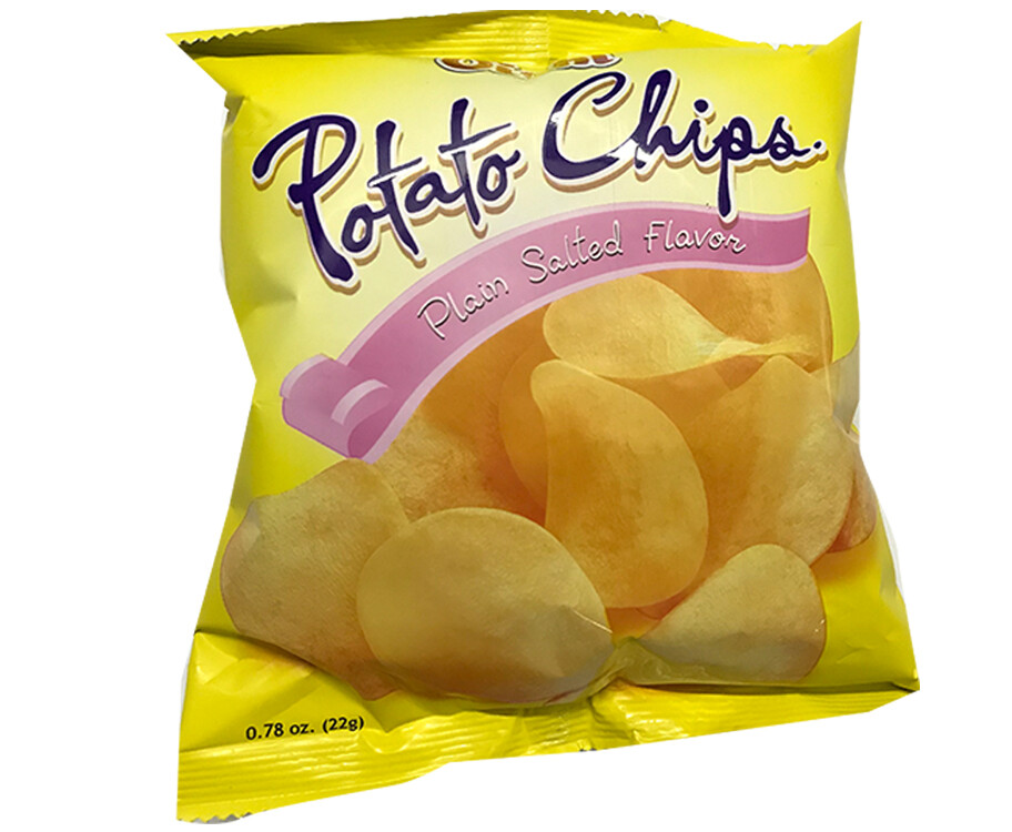 Oishi Potato Chips Plain Salted Flavor 22g