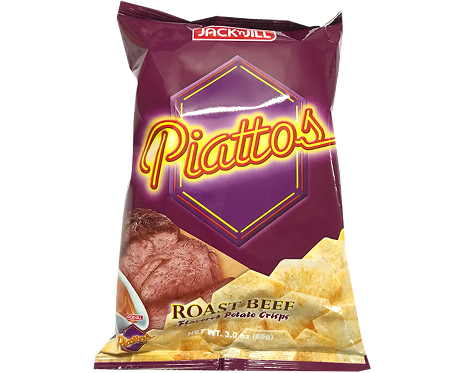 Jack &#39;n Jill Piattos Roast Beef Flavored Potato Crisps 85g