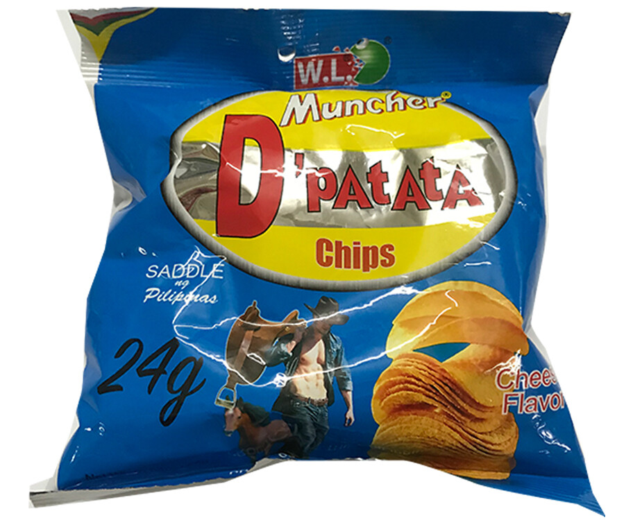 W.L. Muncher D&#39;Patata Chips Cheese Flavor 24g