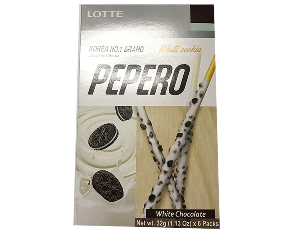 Lotte Pepero White Chocolate (6 Packs x 32g)