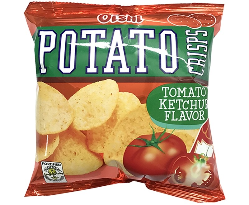 Oishi Potato Crisps Tomato Ketchup Flavor 50g