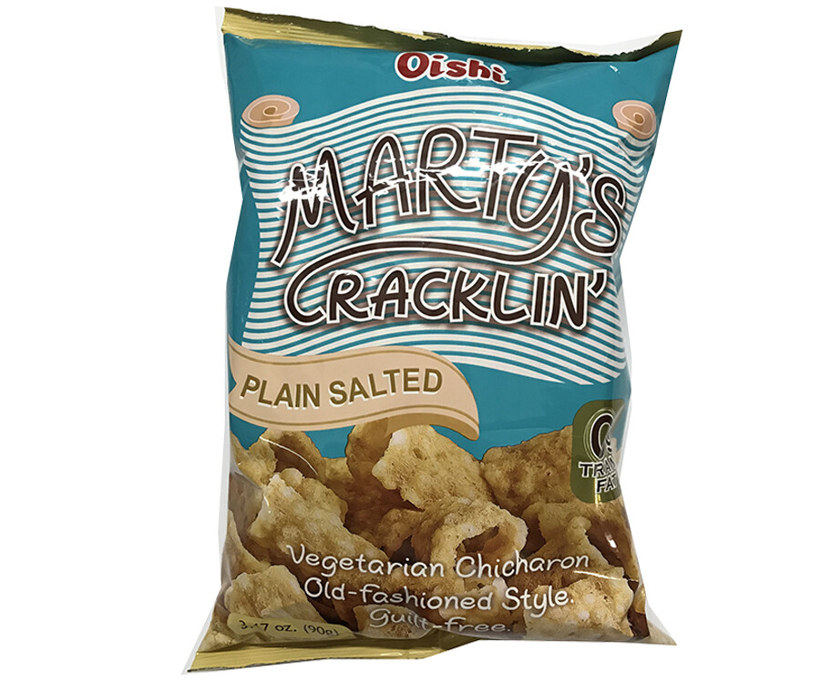 Oishi Marty's Cracklin' Plain Salted 90g