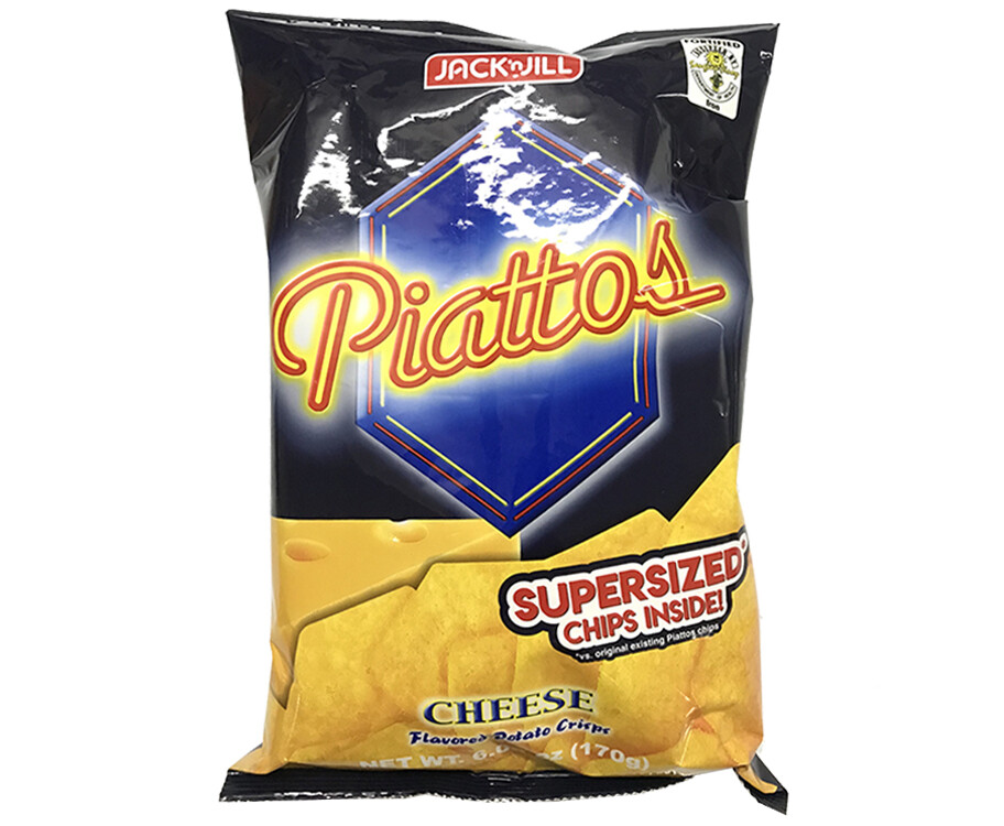 Jack 'n Jill Piattos Cheese Flavored Potato Crisps Supersized Chips 170g