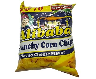 Alibaba Crunchy Corn Chips Nacho Cheese Flavor 30g