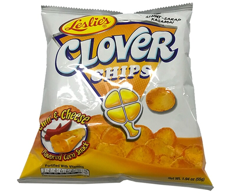 Leslie's Clover Chips Chili & Cheese Flavored Corn Snack 55g