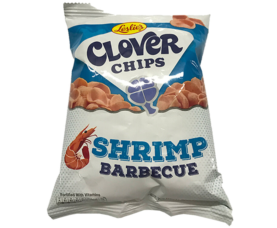 Leslie&#39;s Clover Chips Shrimp Barbecue 50g