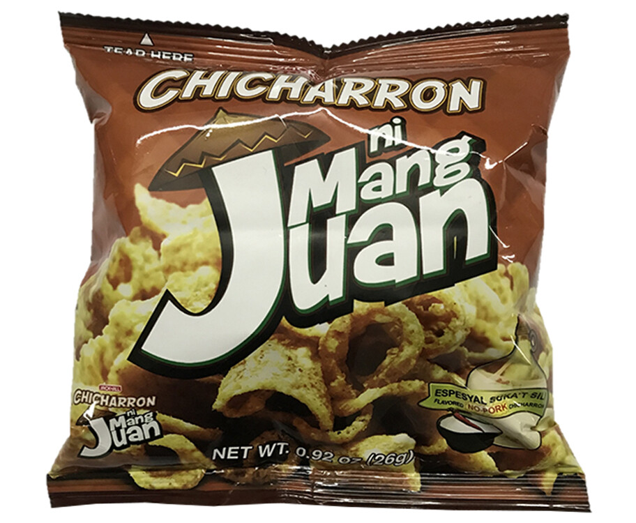 Jack &#39;n Jill Chicharron ni Mang Juan Espesyal Suka&#39;t Sili Flavored No-Pork Chicharron 26g