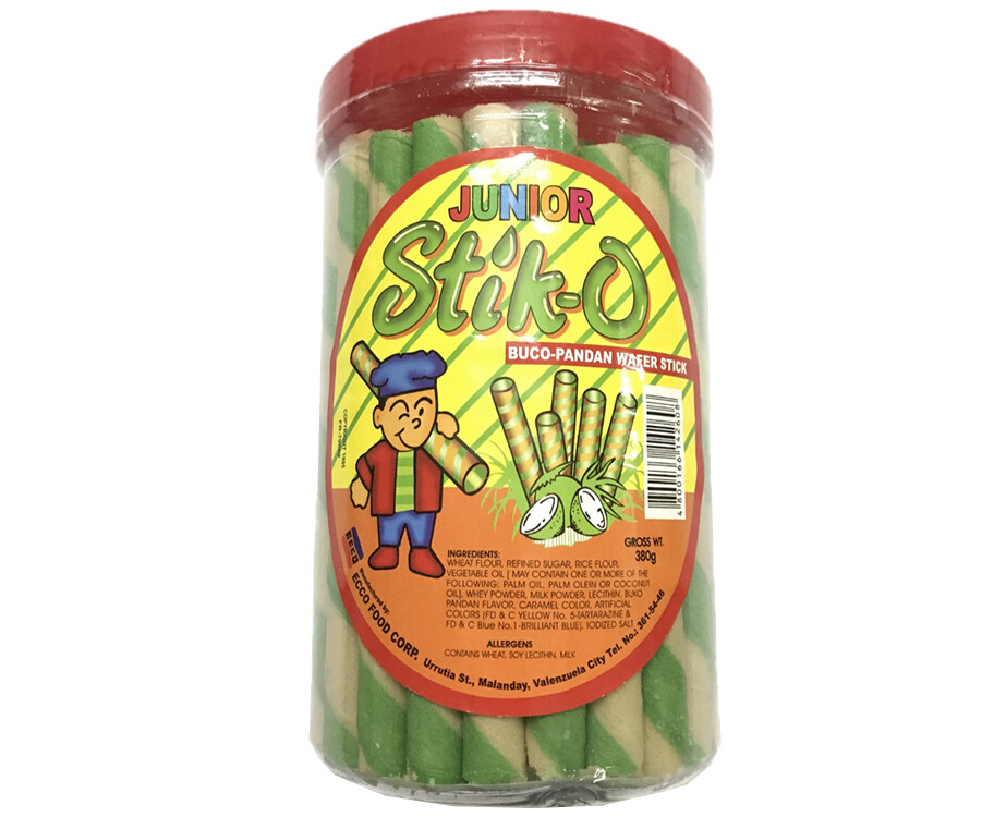 Junior Stik-O Buco-Pandan Wafer Stick 380g