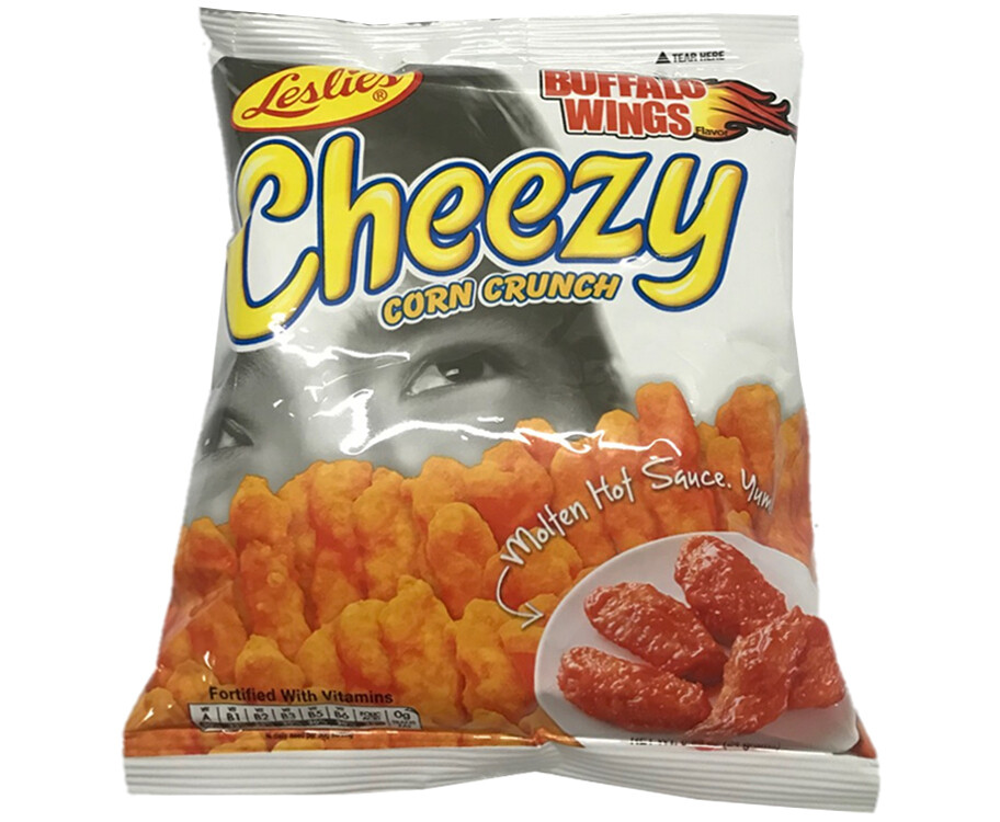 Leslie's Cheezy Corn Crunch Buffalo Wings 24g