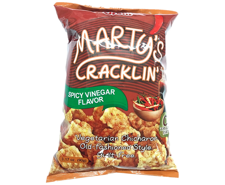 Oishi Marty&#39;s Cracklin&#39; Spicy Vinegar Flavor 90g