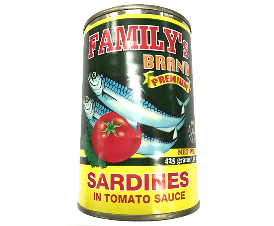 Family&#39;s Brand Premium Sardines in Tomato Sauce 425g