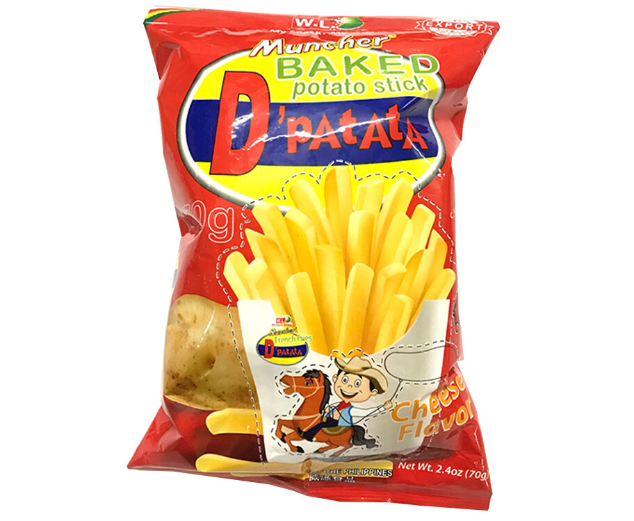 W.L. Muncher D'Patata Baked Potato Stick Cheese Flavor 70g