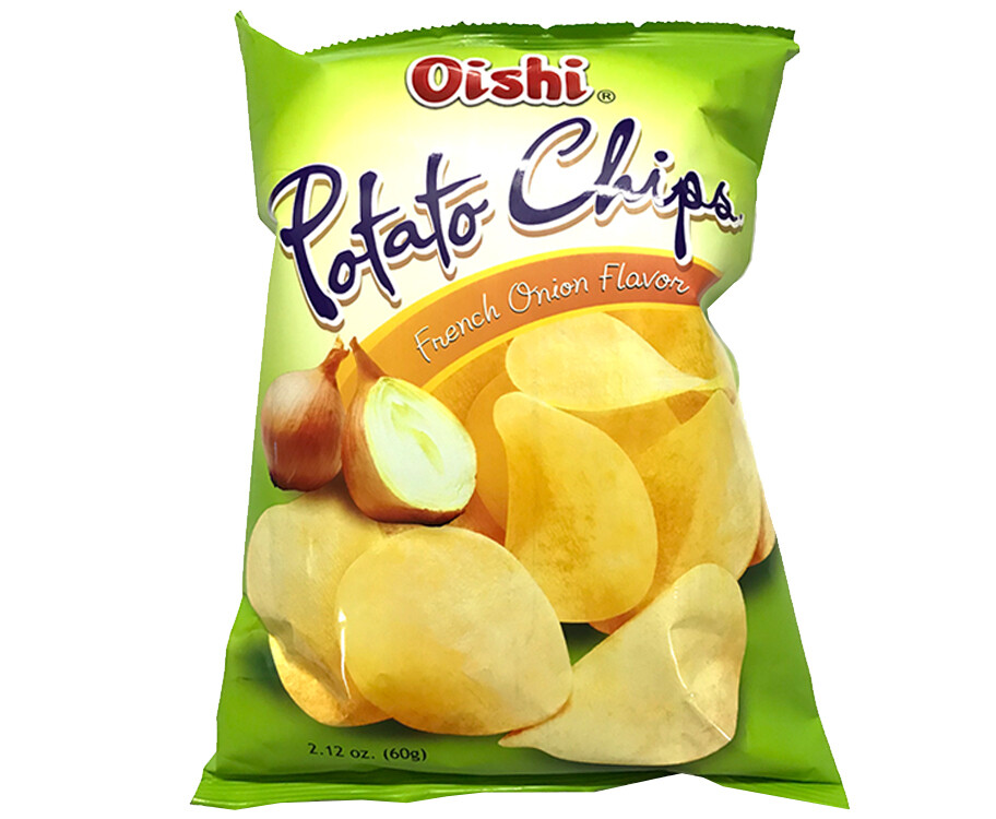 Oishi Potato Chips French Onion Flavor 60g