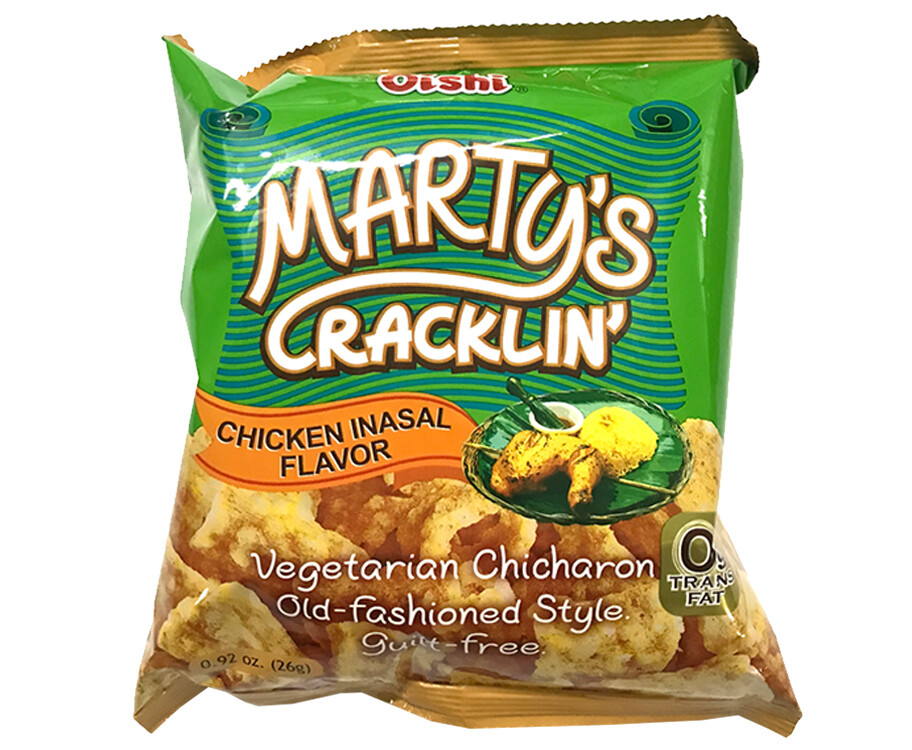 Oishi Marty&#39;s Cracklin&#39; Chicken Inasal Flavor 26g