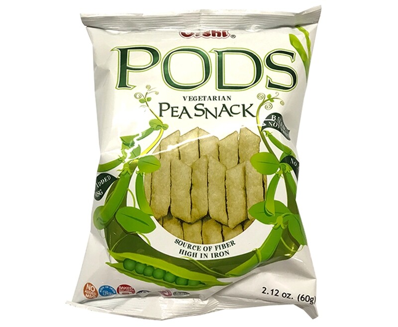 Oishi Pods Vegetarian Pea Snack 60g
