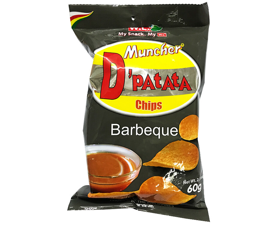W.L. Muncher D&#39;Patata Chips Barbeque 60g