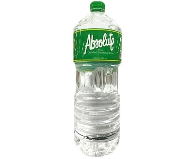 Absolute Pure Distilled Water 2000mL