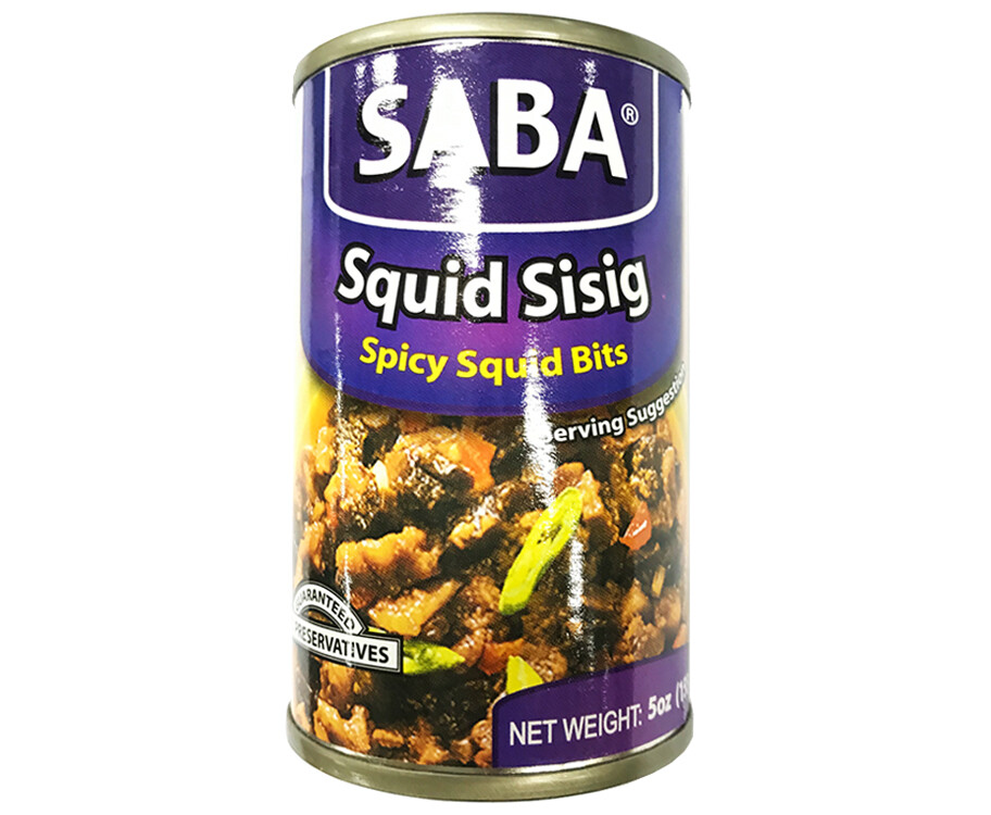 Saba Squid Sisig Spicy Squid Bits 155g