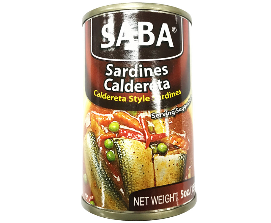 Saba Sardines Caldereta in Spicy Stew Sauce 155g