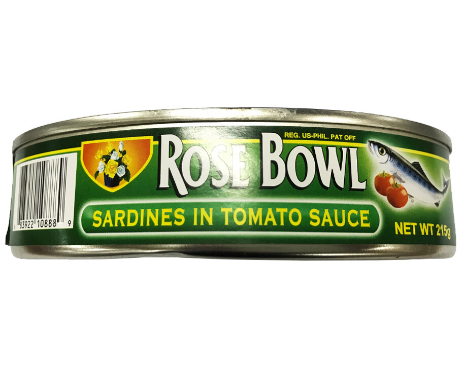 Rose Bowl Sardines in Tomato Sauce 215g