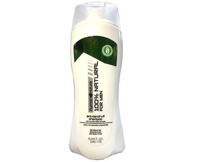 Human Nature 100% Natural For Men Anti-Dandruff Shampoo with Pureprotect Actives 180mL