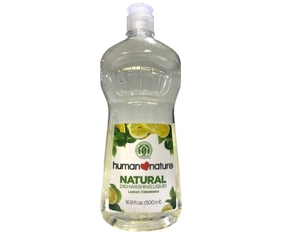 Human Nature Natural Dishwashing Liquid Lemon Calamansi 500mL