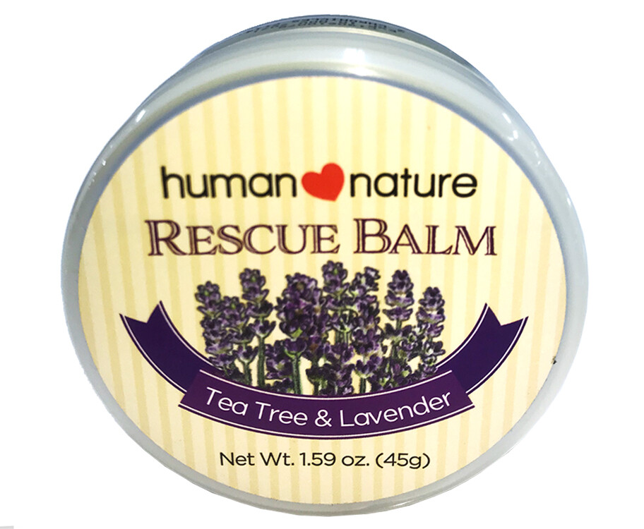 Human Nature Rescue Balm Tea Tree &amp; Lavender 45g