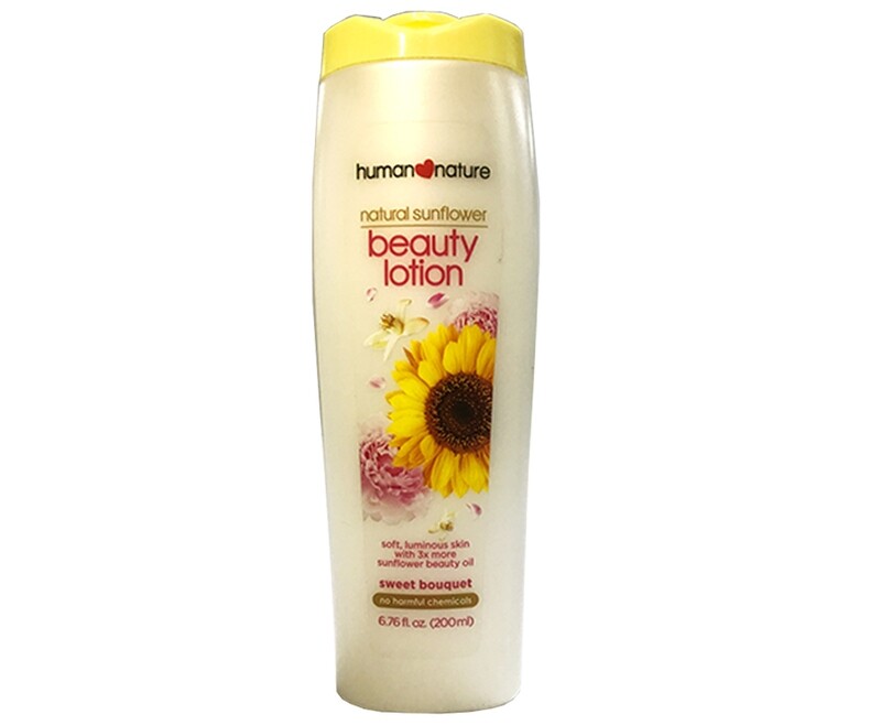 Human Nature Beauty Lotion Natural Sunflower Sweet Bouquet 200mL