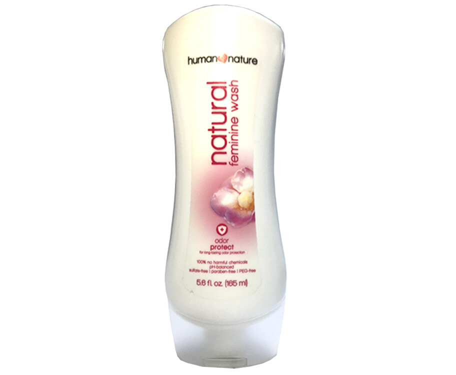 Human Nature Natural Feminine Wash Odor Protect 165mL
