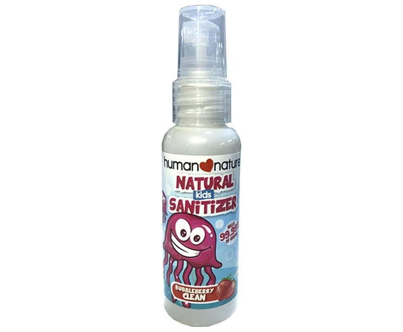 Human Nature Kids Natural Sanitizer Bubbleberry Clean 50mL