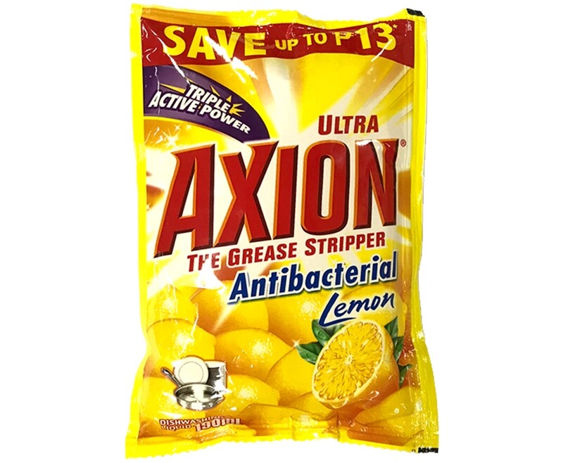 Axion Ultra Anti-Bacterial Lemon Dishwashing Liquid 190mL