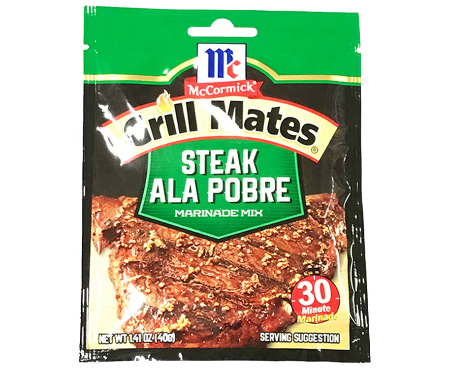 McCormick Grill Mates Steak Ala Pobre Marinade Mix 40g