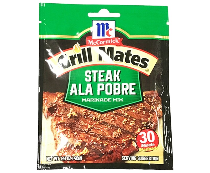 McCormick Grill Mates Steak Ala Pobre Marinade Mix 40g
