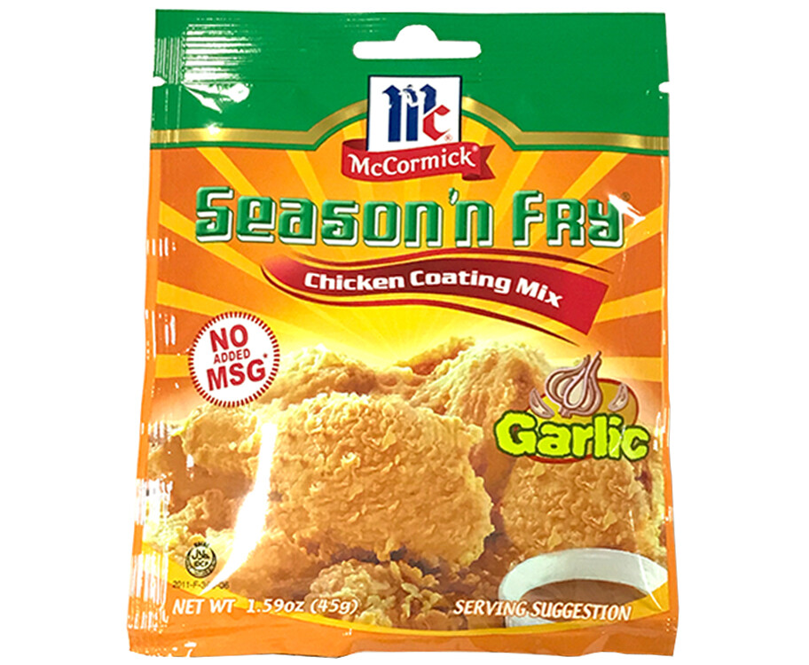 McCormick Season 'n Fry Chicken Coating Mix Garlic 45g