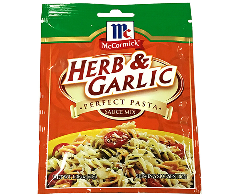 McCormick Herb &amp; Garlic Perfect Pasta Sauce Mix 30g
