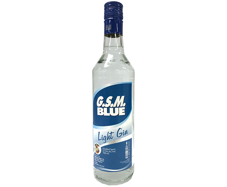G.S.M. Blue Light Gin Distilled Spirit 700mL