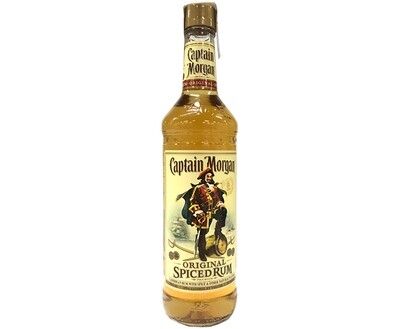 Captain Morgan Original Spiced Rum Premium Carribean Rum with Spice & Other Natural Flavors 750mL