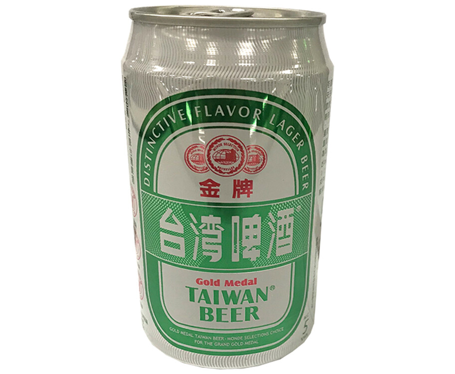 Golden Medal Taiwan Beer Distinctive Flavor Lager Beer 330mL