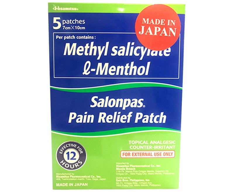 Hisamitsu Salonpas Pain Relief Patch 5 Patches (7cm x 10cm)