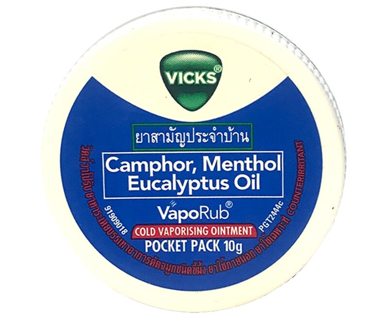 VICKS VapoRub Cold Vaporising Ointment Pocket Pack 10g