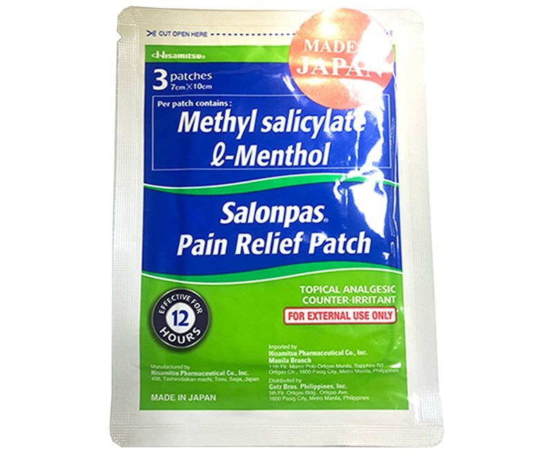 Hisamitsu Salonpas Pain Relief Patch 3 Patches (7cm x 10cm)