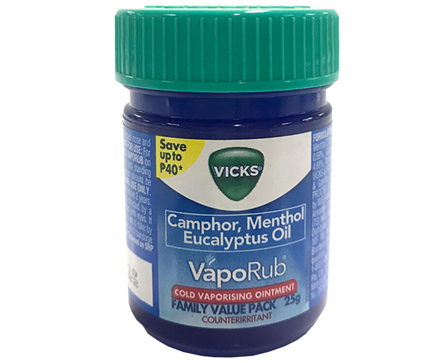 VICKS VapoRub Cold Vaporising Ointment Family Value Pack 25g