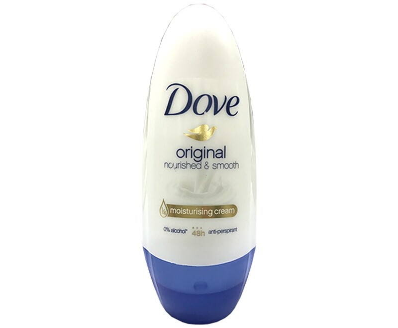 Dove Original Nourished &amp; Smooth Moisturizing Cream Anti-Perspirant Roll On 40mL