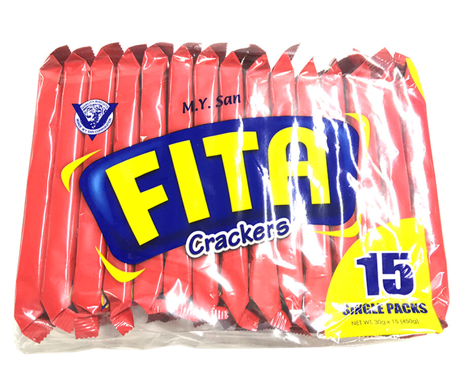 M.Y. San Fita Crackers (15 Single Packs x 30g)