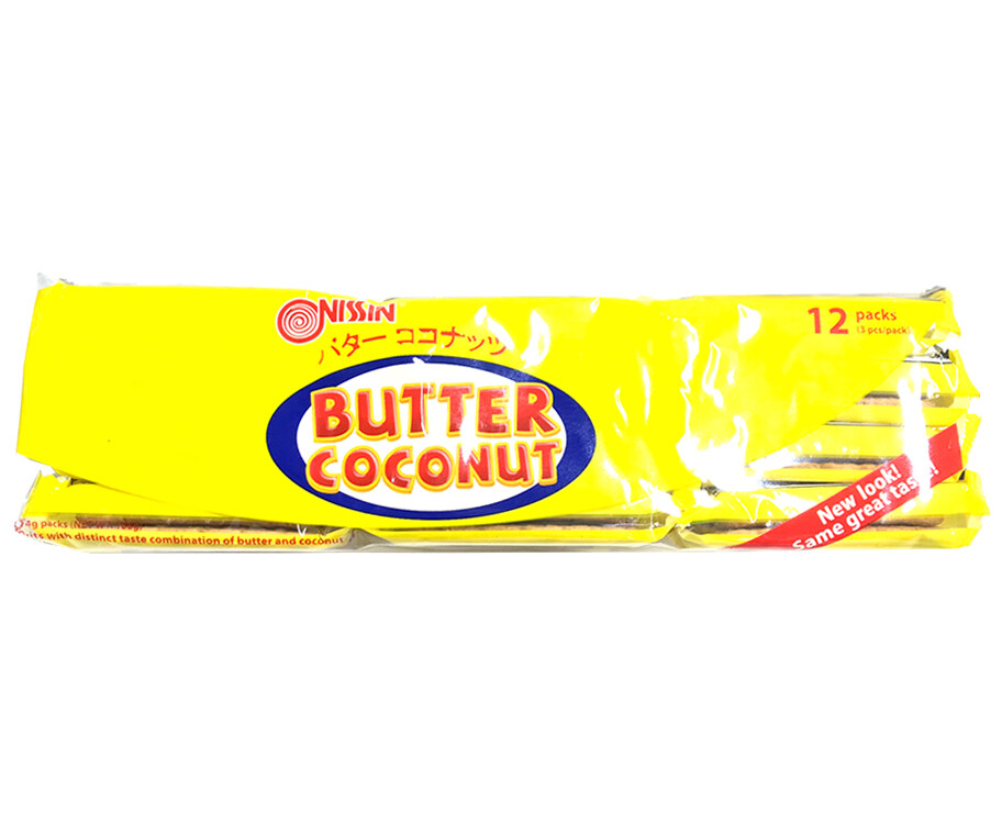 Nissin Butter Coconut (12 Packs x 14g)