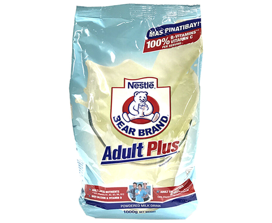 Nestlé Bear Brand Adult Plus Powdered Milk Drink 1000g
