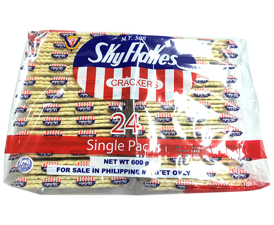 M.Y. San Sky Flakes Crackers (24 Packs x 25g)