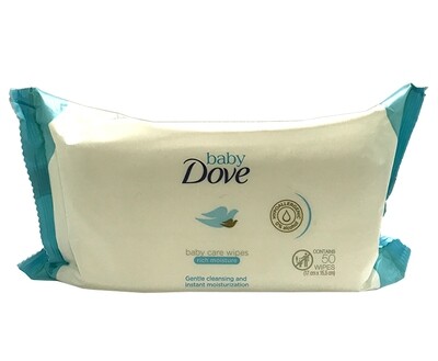 Baby Dove Baby Cares Wipes Rich Moisture 50 Wipes