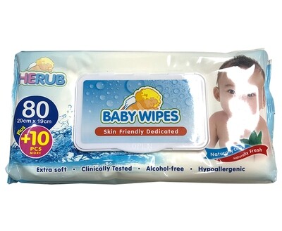 Cherub Baby Wipes 90 Wipes